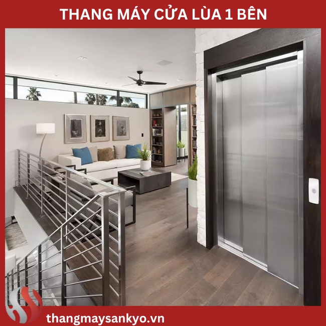 Thang máy cửa lùa 1 phía Thang máy cửa lùa 1 phía