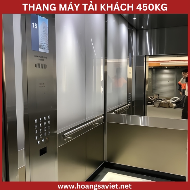 Illustration of 450kg passenger elevator Illustration of 450kg passenger elevator