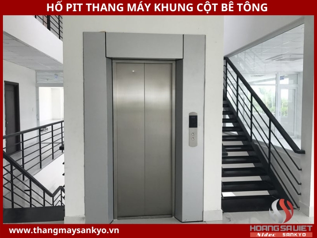 Thang máy hố pit khung cột bê tông hạn chế kiểu dáng và mẫu mã, đa số mẫu đơn giản Thang máy hố pit khung cột bê tông hạn chế kiểu dáng và mẫu mã, đa số mẫu đơn giản