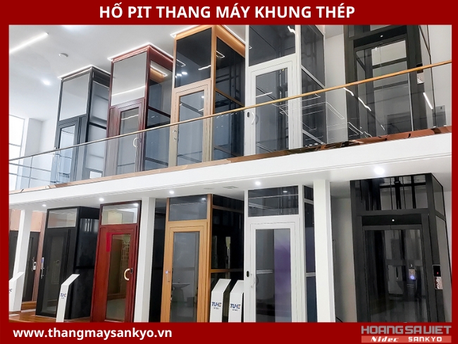 Thang máy hố pit khung thép đa dạng kiểu dáng và mẫu mã Thang máy hố pit khung thép đa dạng kiểu dáng và mẫu mã