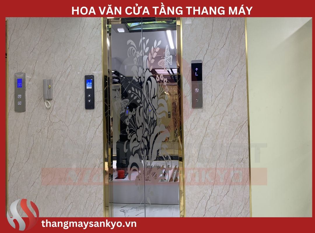 Mẫu cửa tầng thang máy đẹp Mẫu cửa tầng thang máy đẹp