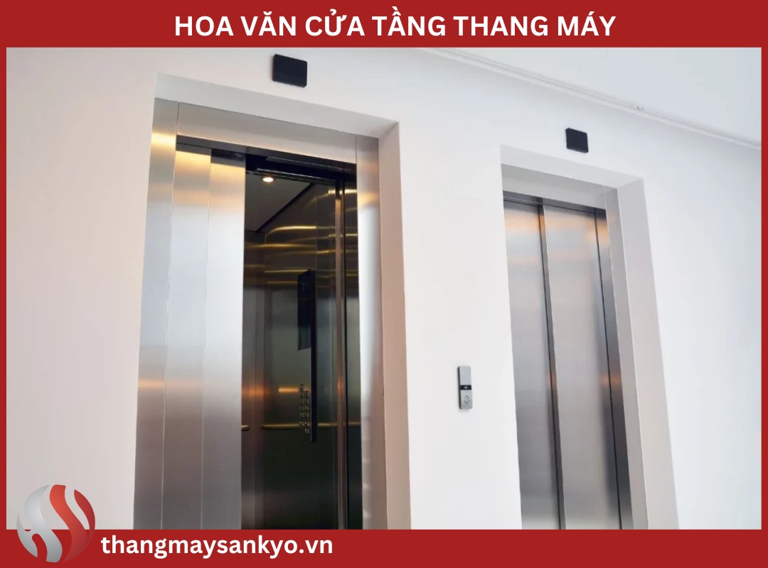 Ảnh minh họa văn cửa tầng thang máy theo tiêu chuẩn thông thường Ảnh minh họa văn cửa tầng thang máy theo tiêu chuẩn thông thường
