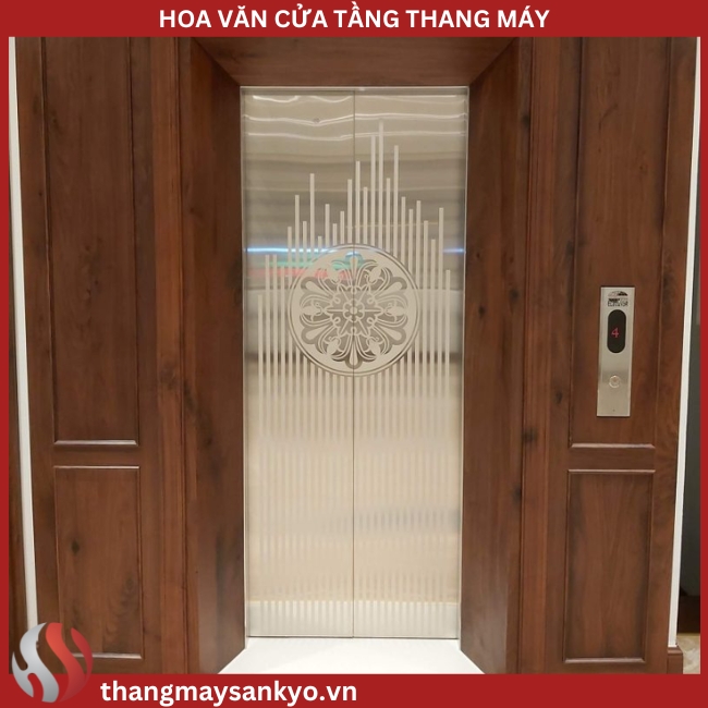 Ảnh minh họa văn cửa tầng thang máy Ảnh minh họa văn cửa tầng thang máy