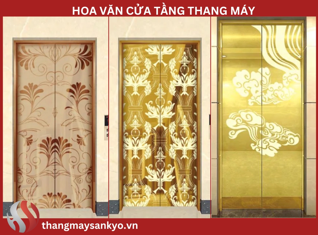 Ảnh minh họa văn cửa tầng thang máy có hoa văn đẹp Ảnh minh họa văn cửa tầng thang máy có hoa văn đẹp