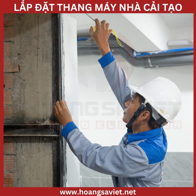 Hoàng Sa Việt lắp đặt thang máy cho nhà cải tạo Hoàng Sa Việt lắp đặt thang máy cho nhà cải tạo