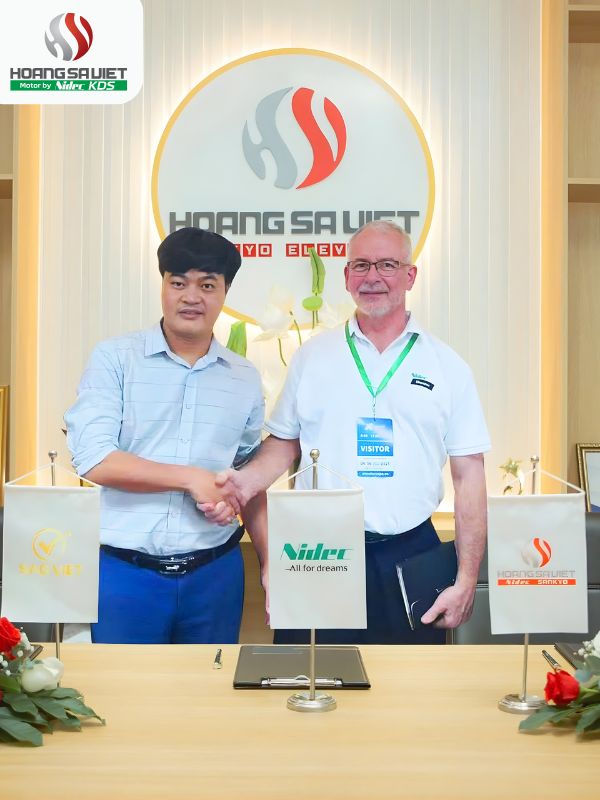 Hợp tác giữa Hoàng Sa Việt và Tập Đoàn Nidec 