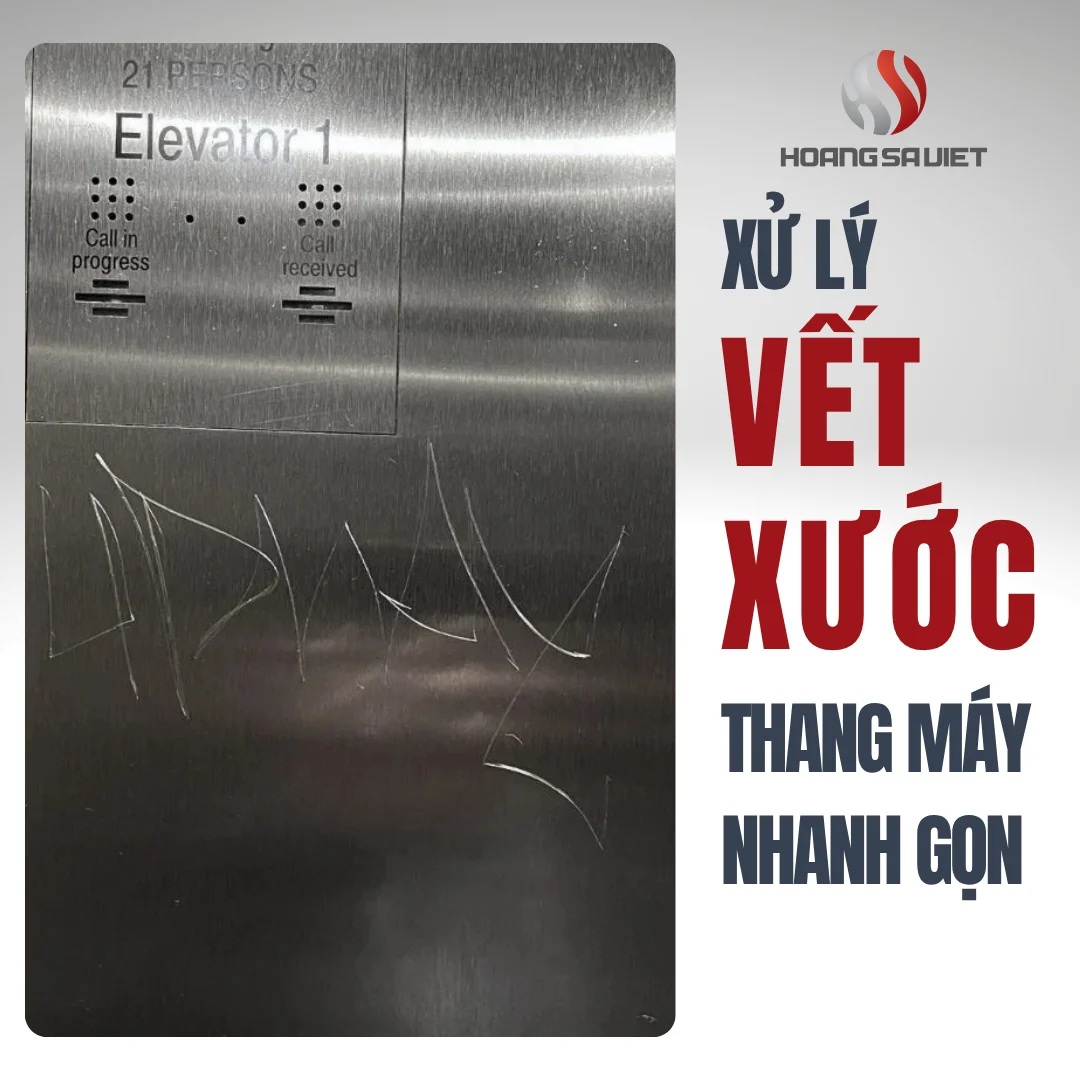 Vết Xước Thang Máy Trên Bề Mặt Inox 