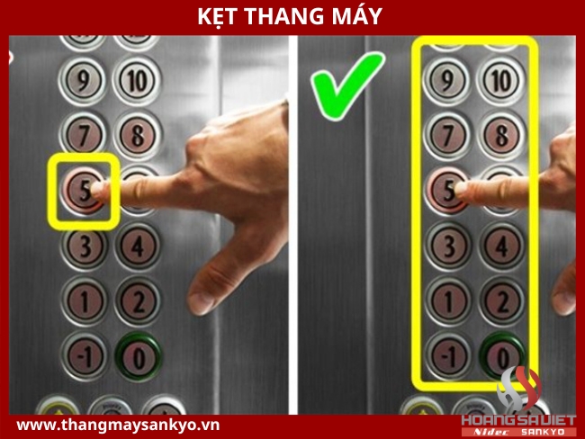 Kẹt thang máy vì hệ thống điều khiển thang máy lỗi Kẹt thang máy vì hệ thống điều khiển thang máy lỗi