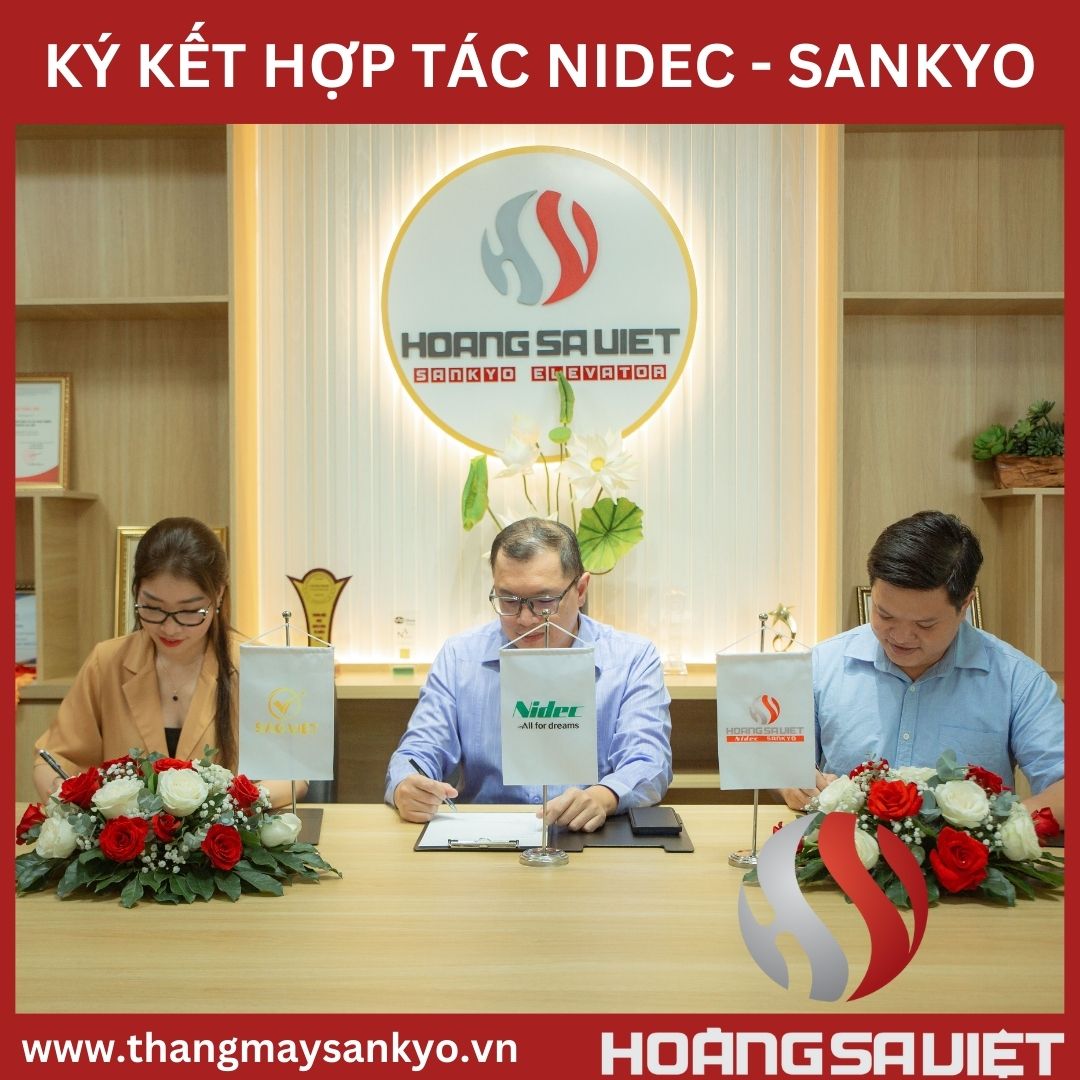 Lễ ký kết hợp tác nidec sankyo elevator Lễ ký kết hợp tác nidec sankyo elevator