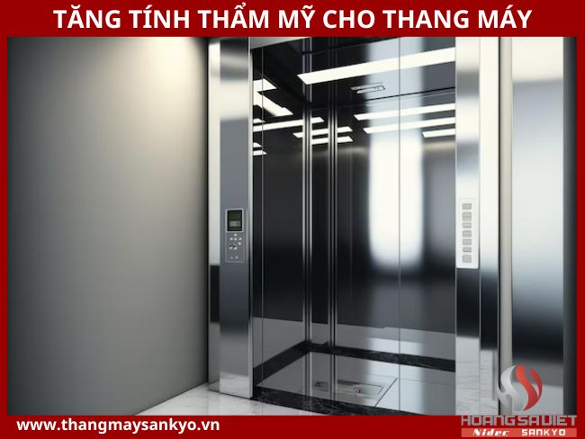 Lắp đặt gương trong thang máy giúp tăng tính thẩm mỹ Lắp đặt gương trong thang máy giúp tăng tính thẩm mỹ