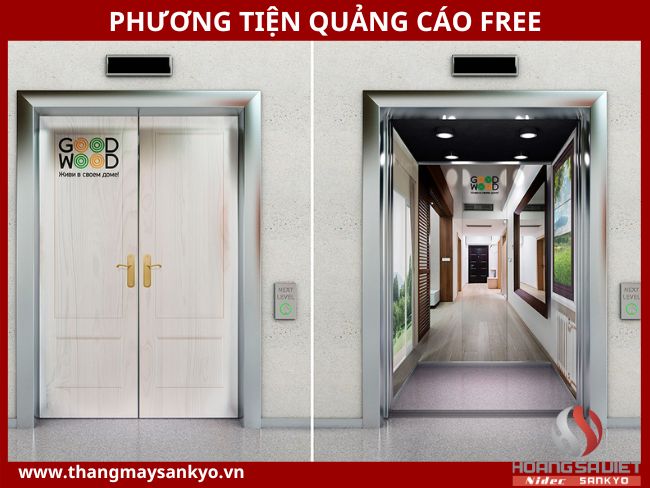 Lắp đặt gương trong thang máy gián tiếp là phương tiện quảng cáo miễn phí Lắp đặt gương trong thang máy gián tiếp là phương tiện quảng cáo miễn phí