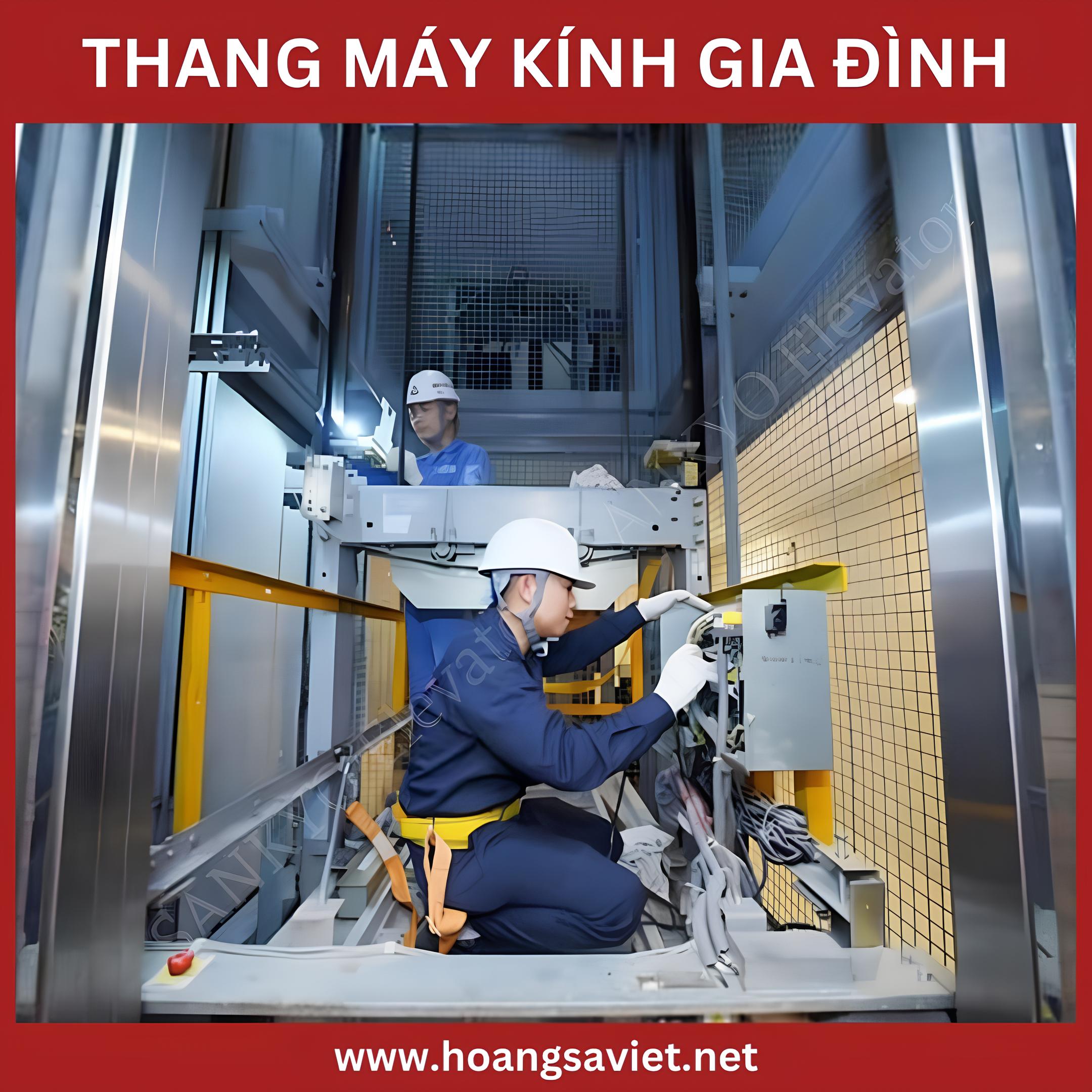 Thi công thang máy kính gia đình Thi công thang máy kính gia đình