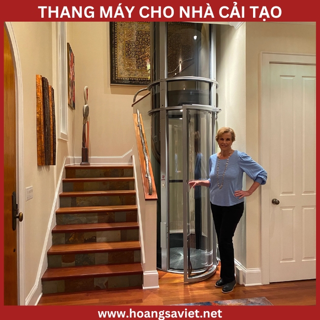 Hình ảnh minh họa khi lắp đặt thang máy cho nhà cải tạo Hình ảnh minh họa khi lắp đặt thang máy cho nhà cải tạo