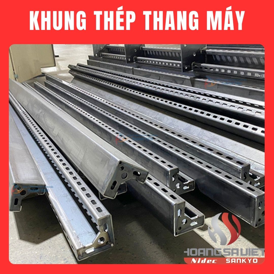 Khung thép thang máy Khung thép thang máy