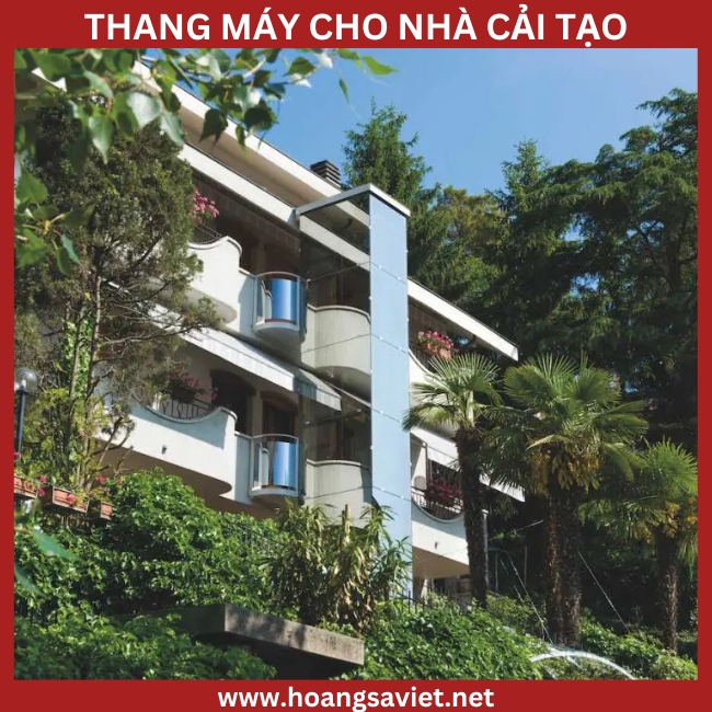 Lắp đặt thang máy ngoài trời cho nhà cải tạo Lắp đặt thang máy ngoài trời cho nhà cải tạo