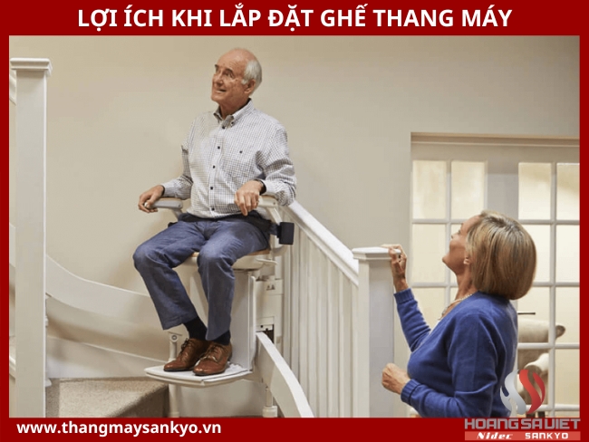 Những lợi ích khi lắp đặt ghế thang máy Những lợi ích khi lắp đặt ghế thang máy