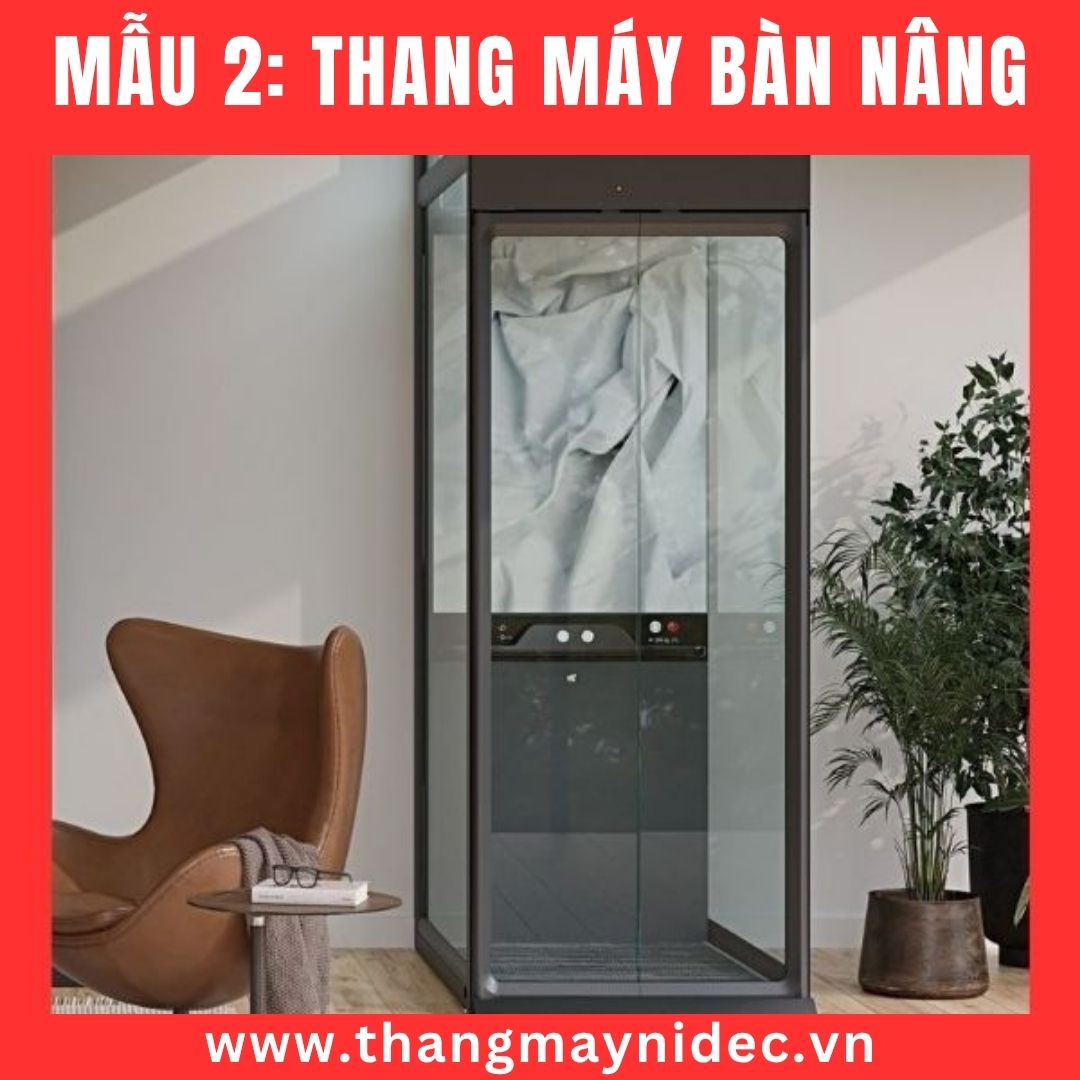 Mẫu 2 thang máy bàn nâng không hố Pit Mẫu 2 thang máy bàn nâng không hố Pit
