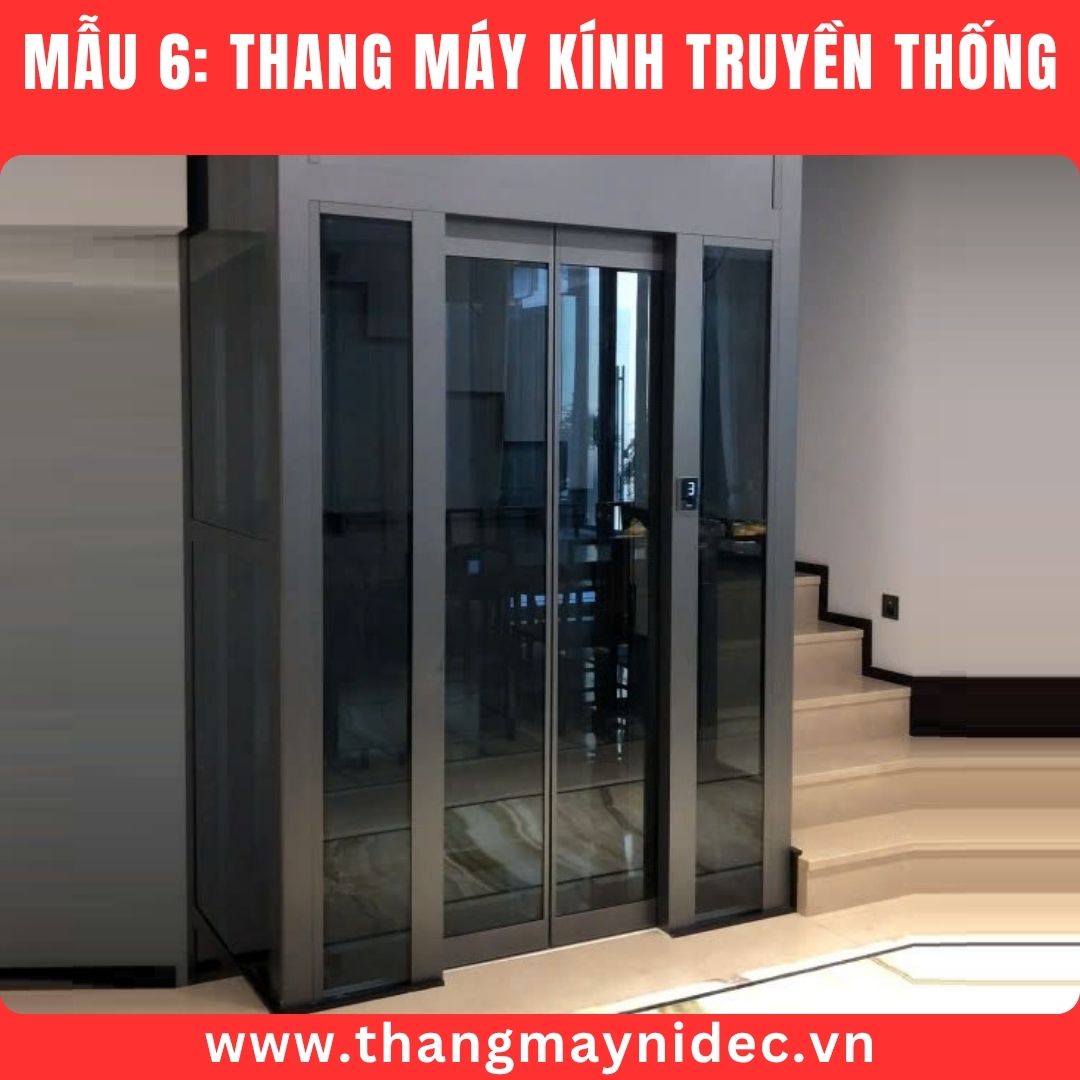 mẫu 6 thang máy kính gia đình mẫu 6 thang máy kính gia đình
