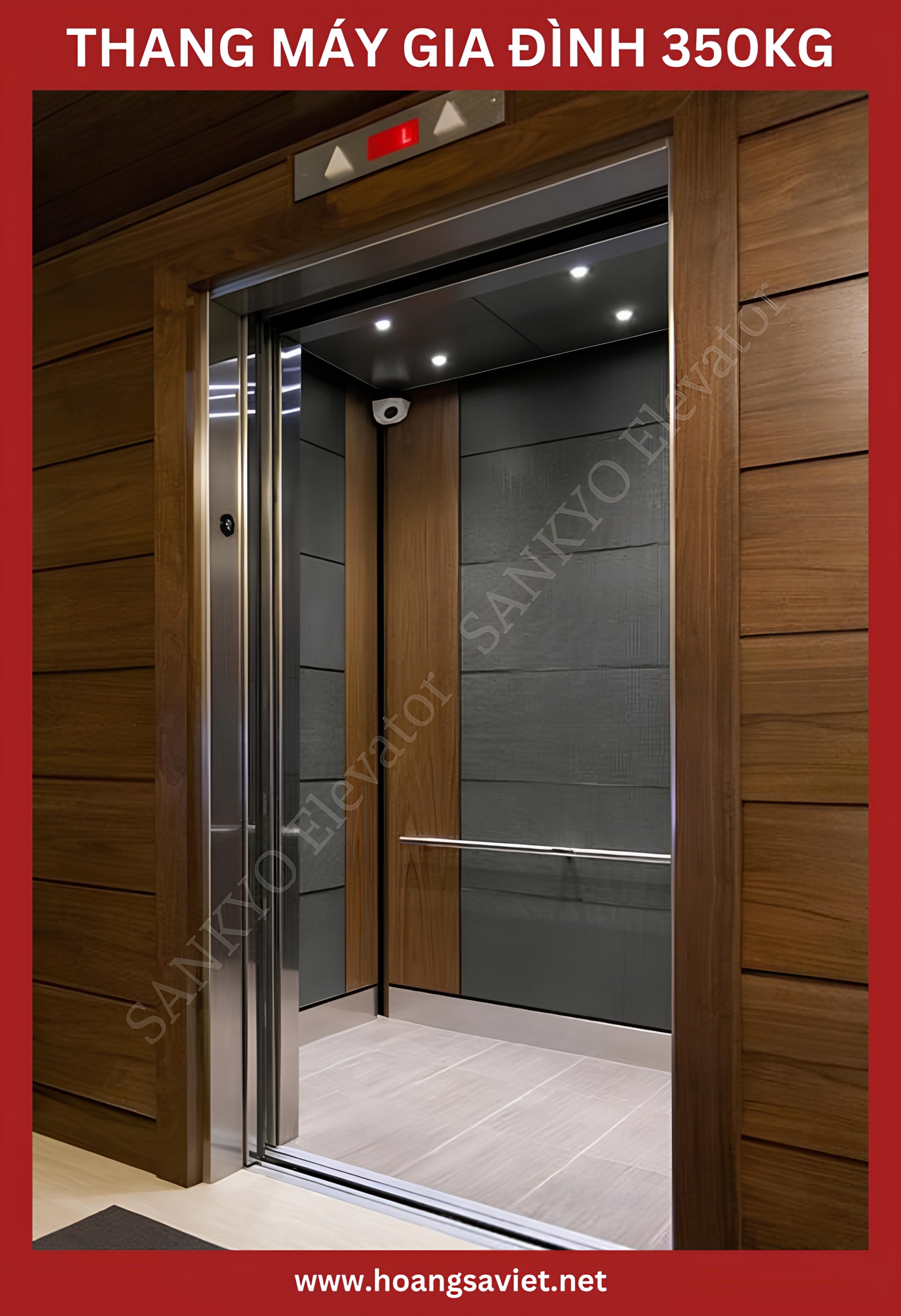 350kg family elevator model with wooden panel 350kg family elevator model with wooden panel