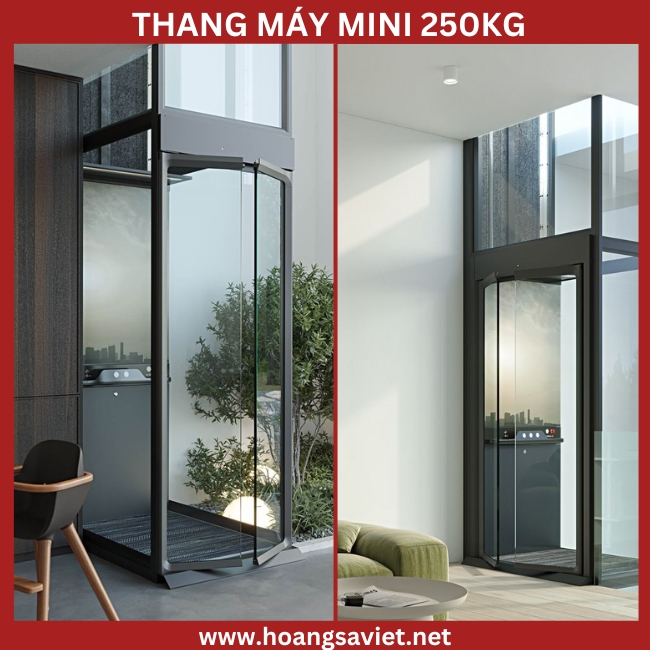 Hình ảnh minh hoạ thang máy mini 250kg Hình ảnh minh hoạ thang máy mini 250kg