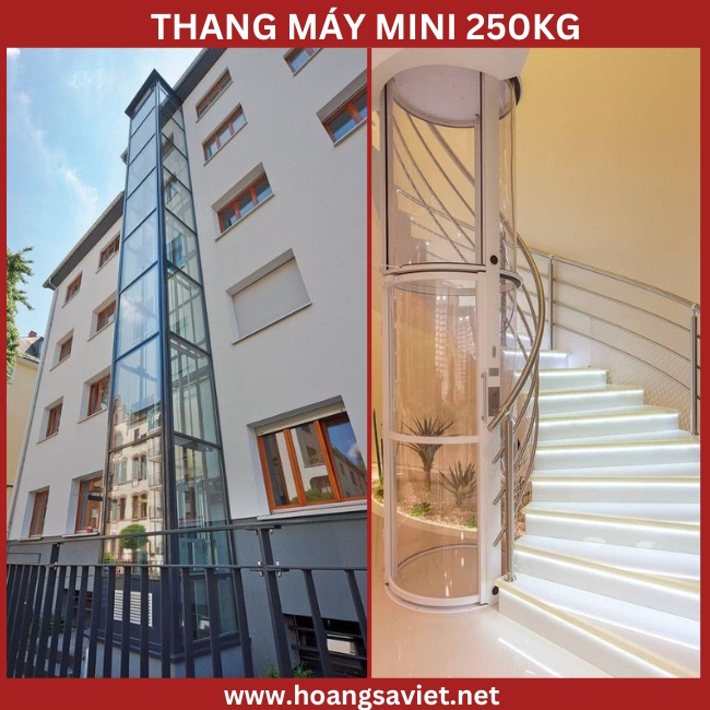 Một số mẫu thang máy mini 250kg đẹp Một số mẫu thang máy mini 250kg đẹp