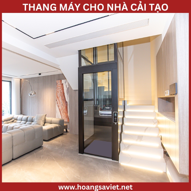 Hình ảnh minh họa khi lắp đặt thang máy cho nhà cải tạo Hình ảnh minh họa khi lắp đặt thang máy cho nhà cải tạo