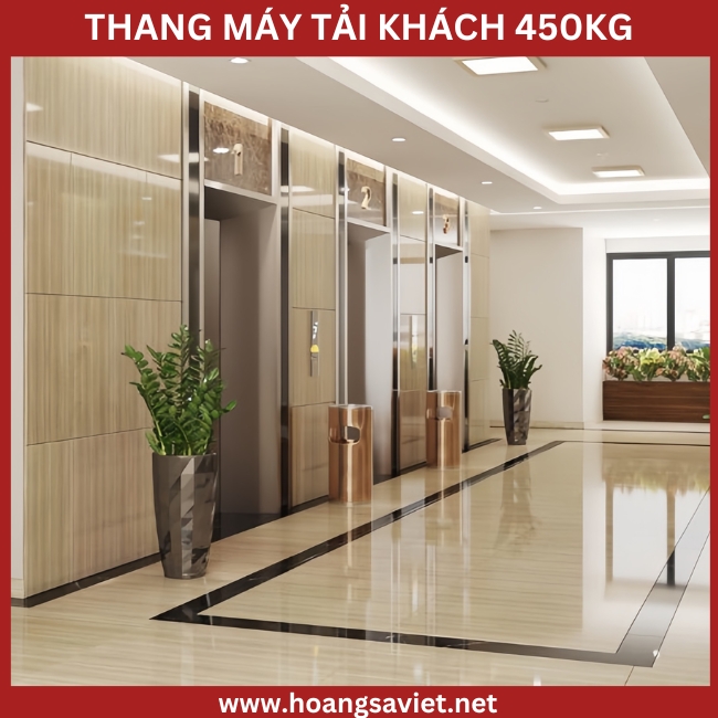 Illustration of 450kg passenger elevator Illustration of 450kg passenger elevator