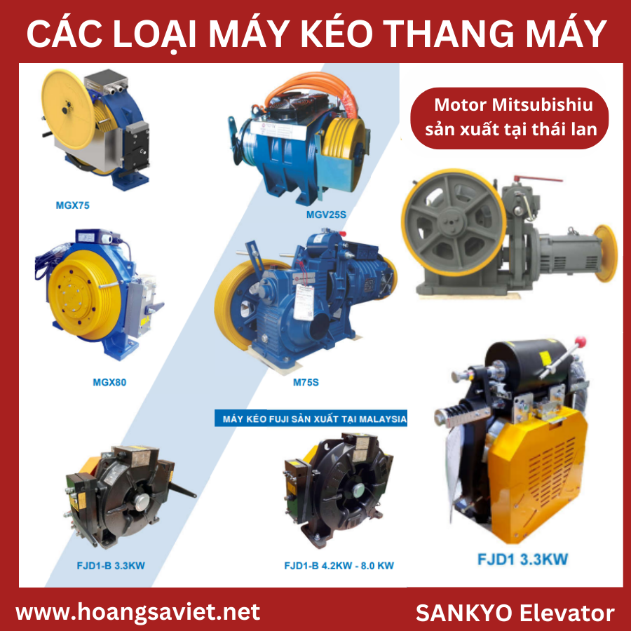 máy kéo thang máy máy kéo thang máy