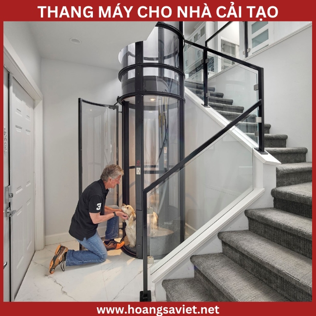 Lắp đặt thang máy nhà cải tạo Lắp đặt thang máy nhà cải tạo