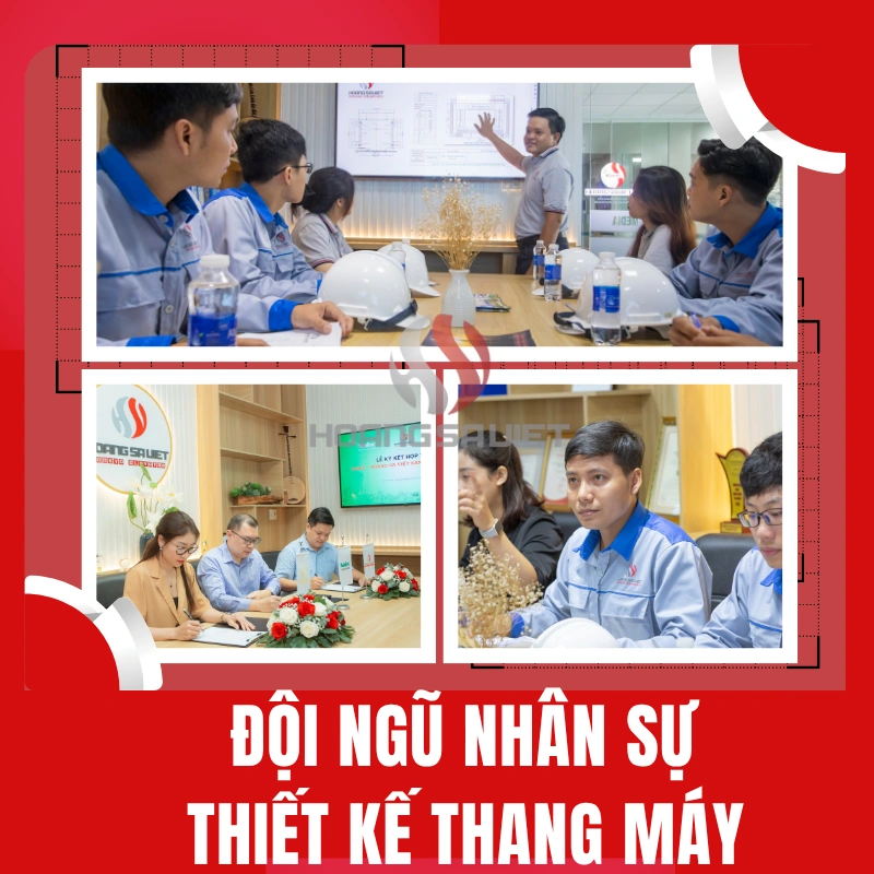 Đội ngũ thiết kế thang máy mini