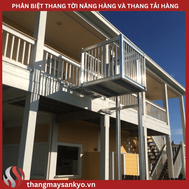 Thang tời nâng hàng Thang tời nâng hàng