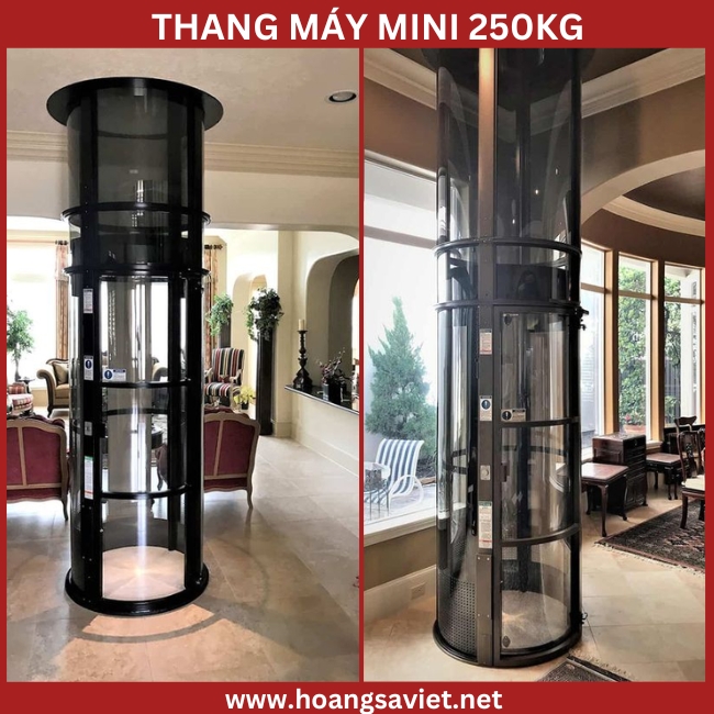 Một số mẫu thang máy mini 250kg đẹp Một số mẫu thang máy mini 250kg đẹp