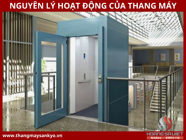 Principle of operation of elevators without machine room Principle of operation of elevators without machine room