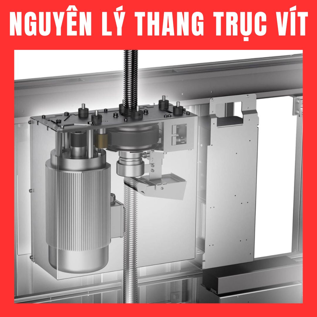 Nguyên lý hoạt động thang trục vít Nguyên lý hoạt động thang trục vít