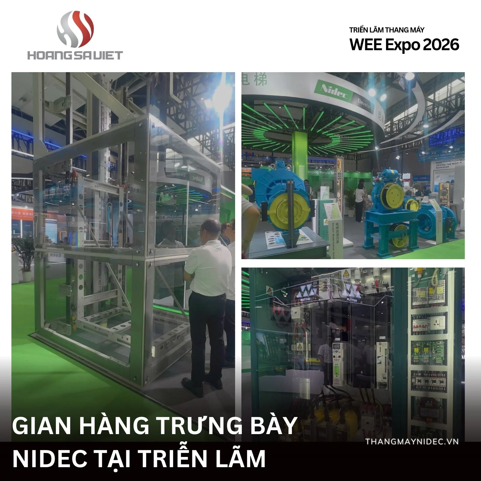Gian hàng Nidec tại WEE EXPO