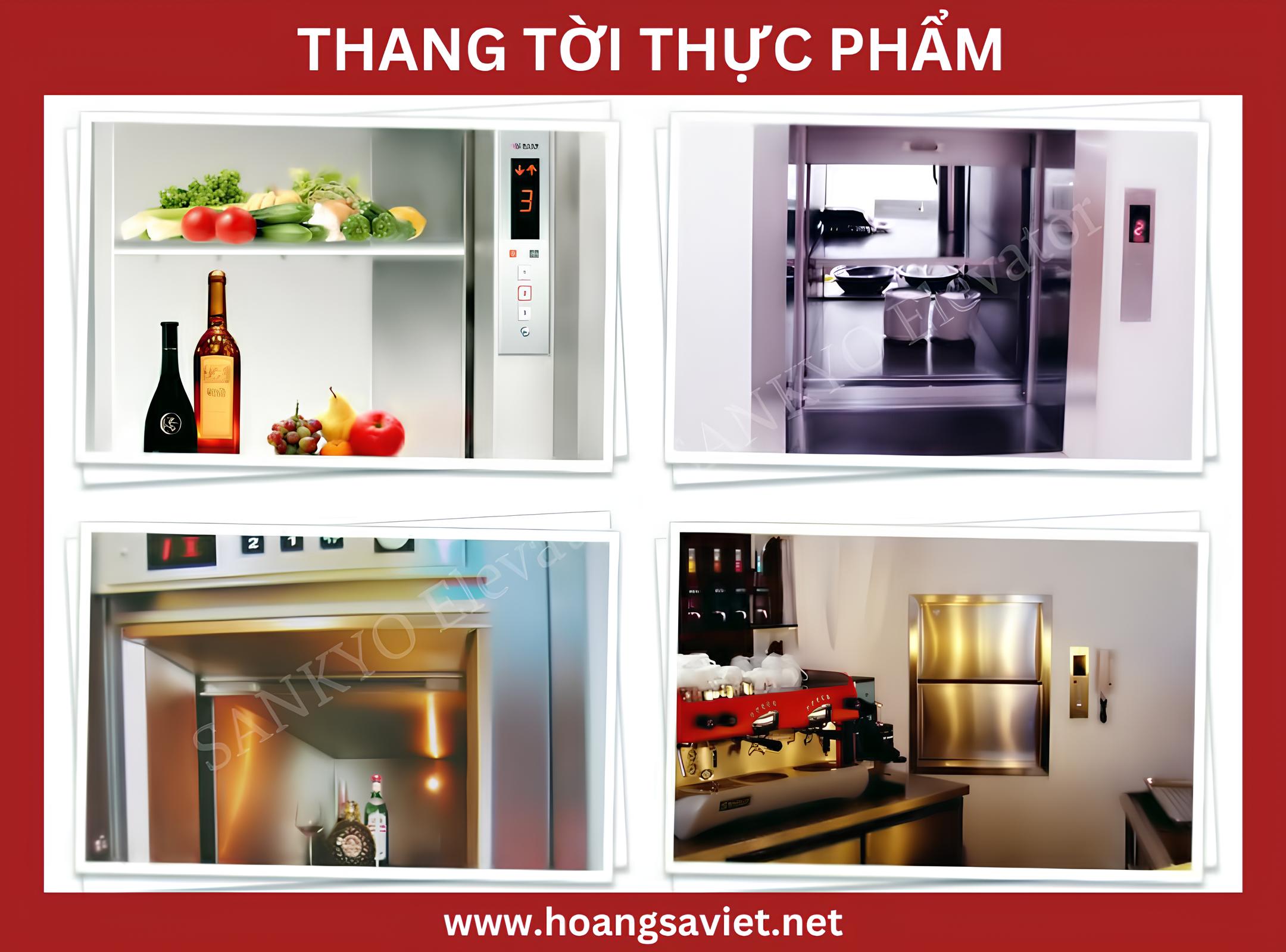 Phân loại thang tời thực phẩm theo nguồn gốc Phân loại thang tời thực phẩm theo nguồn gốc