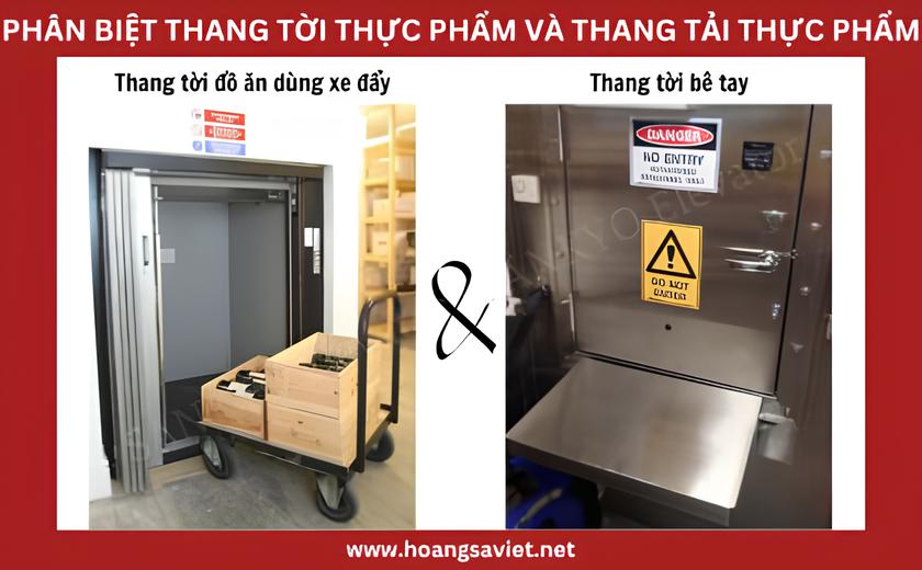 Phân loại thang tời thực phẩm dựa trên cách sử dụng Phân loại thang tời thực phẩm dựa trên cách sử dụng