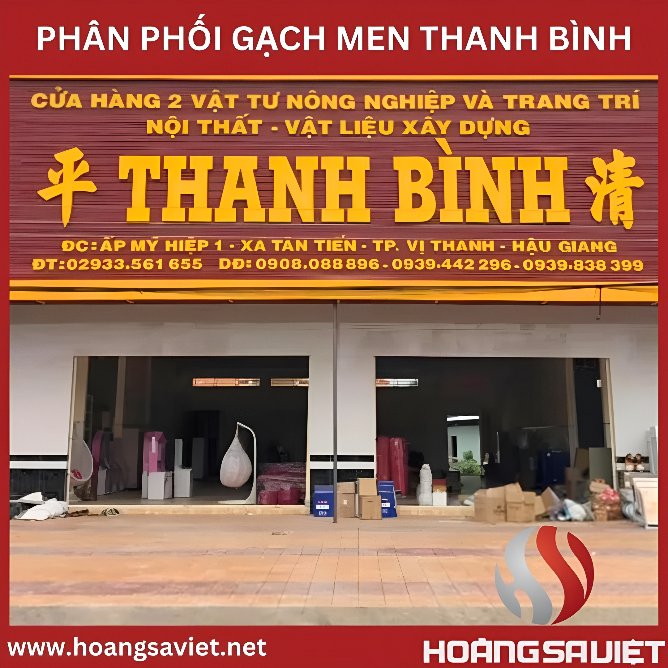 Cửa hàng phân phối gạch men Thanh Bình Cửa hàng phân phối gạch men Thanh Bình