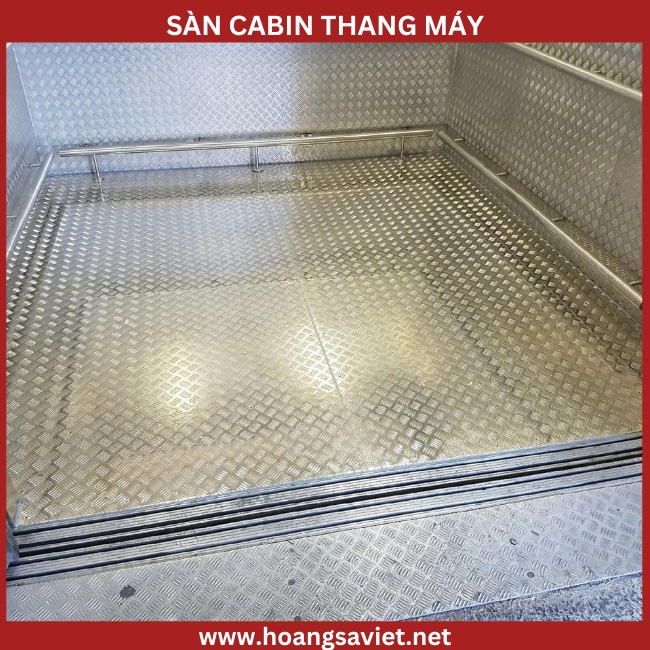 Hình ảnh minh hoạ sàn inox cabin thang máy Hình ảnh minh hoạ sàn inox cabin thang máy