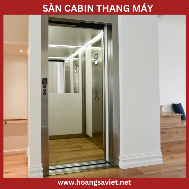 Hình ảnh minh hoạ sàn gỗ cabin thang máy Hình ảnh minh hoạ sàn gỗ cabin thang máy