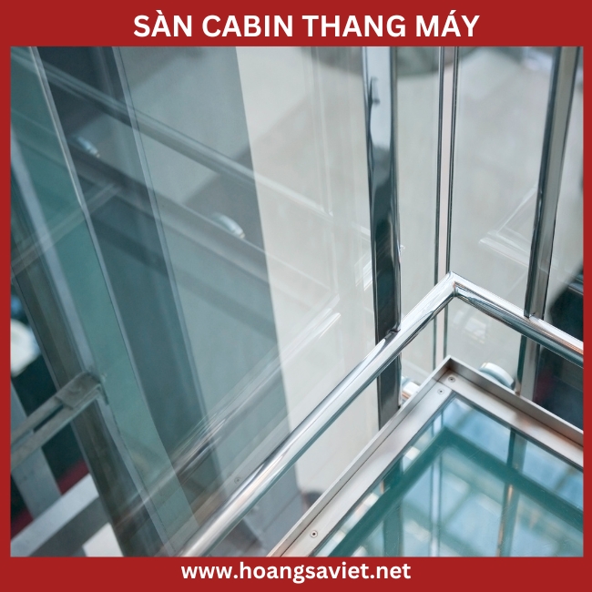 Hình ảnh minh hoạ sàn kính cabin thang máy Hình ảnh minh hoạ sàn kính cabin thang máy