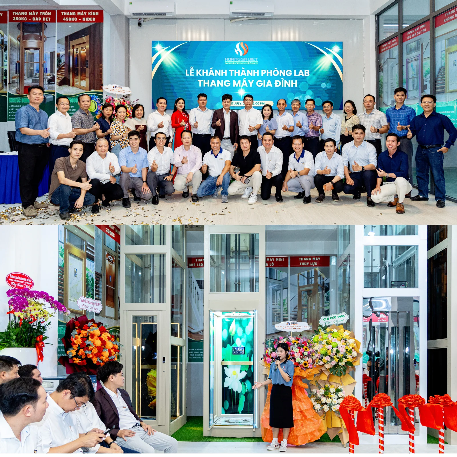Lễ Khánh Thành Phòng Lab Thang Máy Gia Đình 