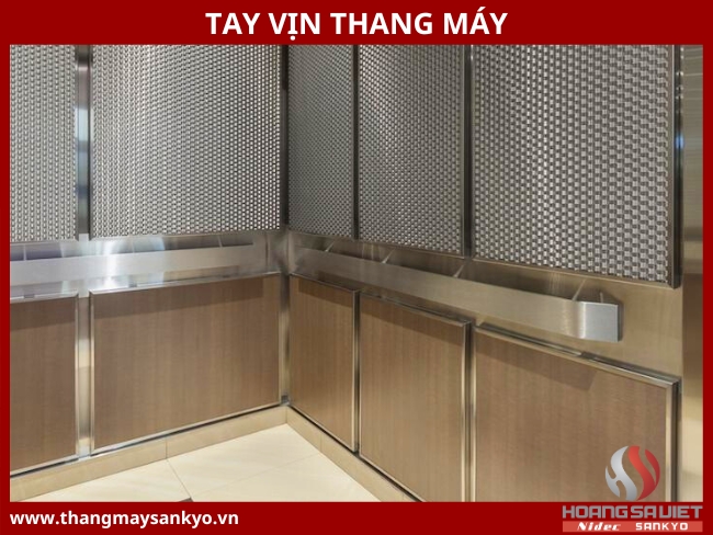 Tay vịn thang máy giúp người sử dụng di chuyển an toàn Tay vịn thang máy giúp người sử dụng di chuyển an toàn