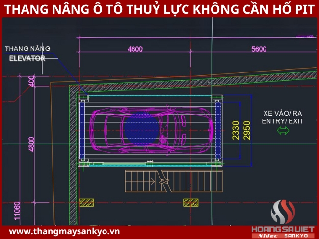 Tham khảo bản vẽ thang nâng ô tô thuỷ lực không cần hố pit Tham khảo bản vẽ thang nâng ô tô thuỷ lực không cần hố pit