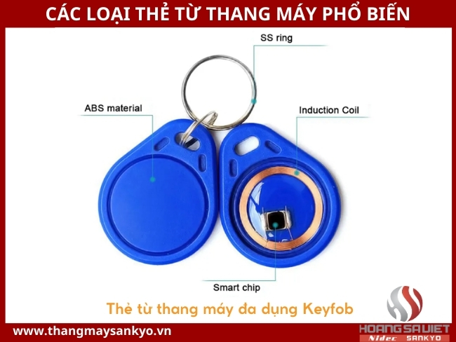 Keyfob multi-purpose elevator card Keyfob multi-purpose elevator card