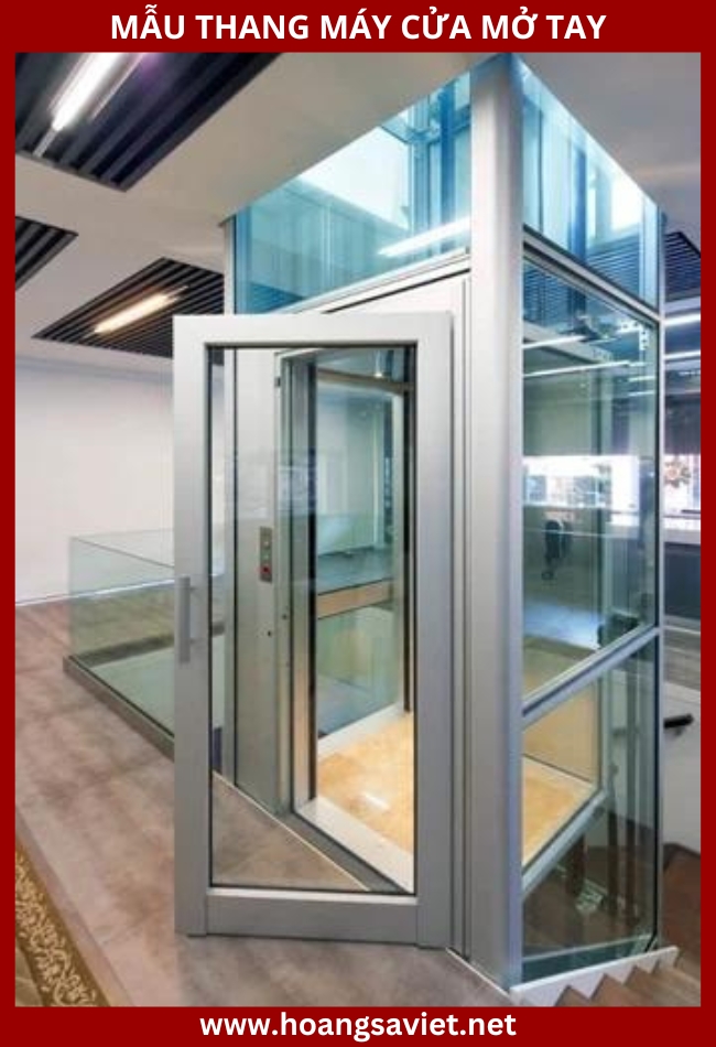 Thang máy cửa mở bằng tay Thang máy cửa mở bằng tay