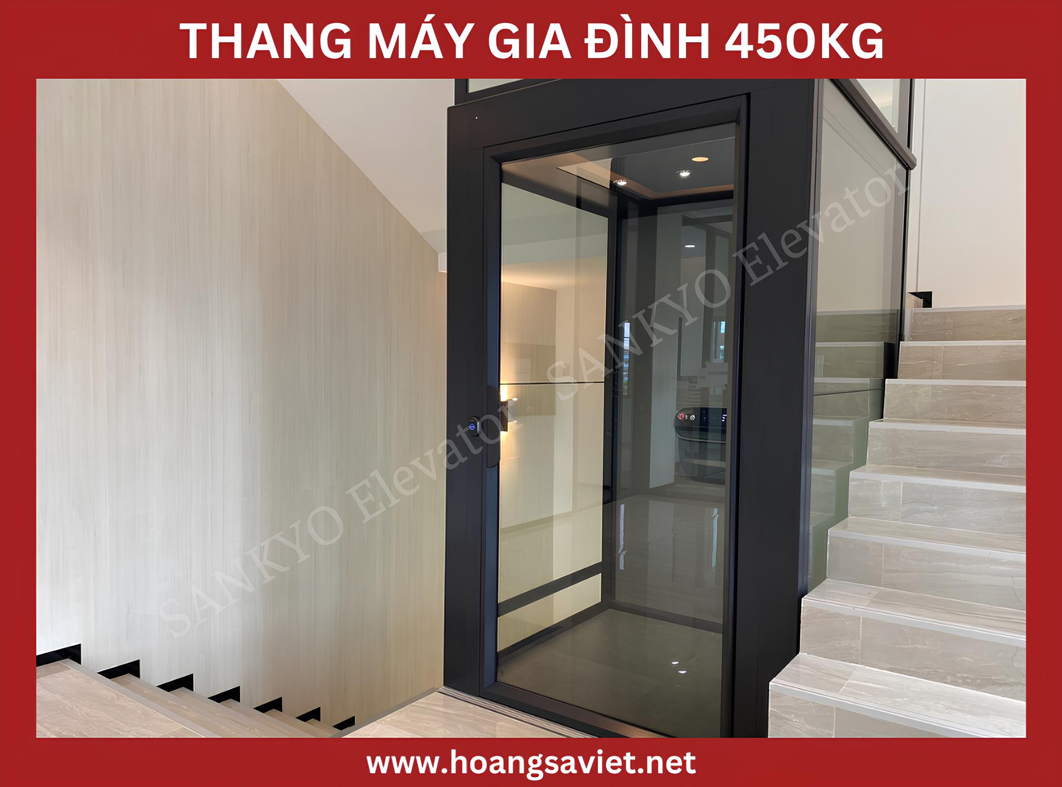 Mẫu thang máy gia đình 450kg Mẫu thang máy gia đình 450kg