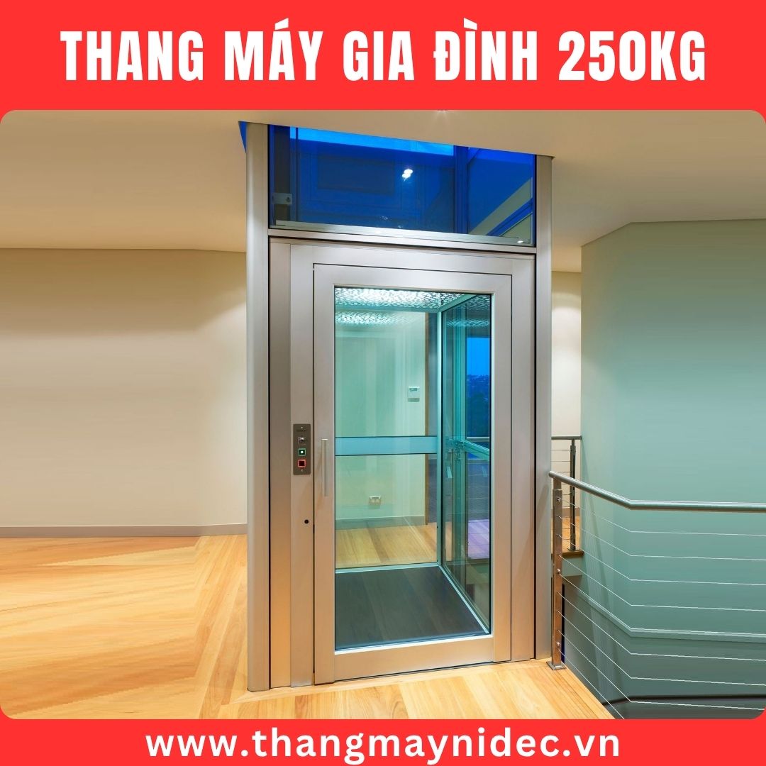 Thang máy 250kg cửa mở tay Thang máy 250kg cửa mở tay