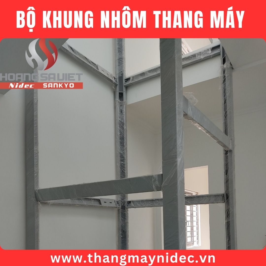 Bộ khung thép thang máy 450kg Bộ khung thép thang máy 450kg