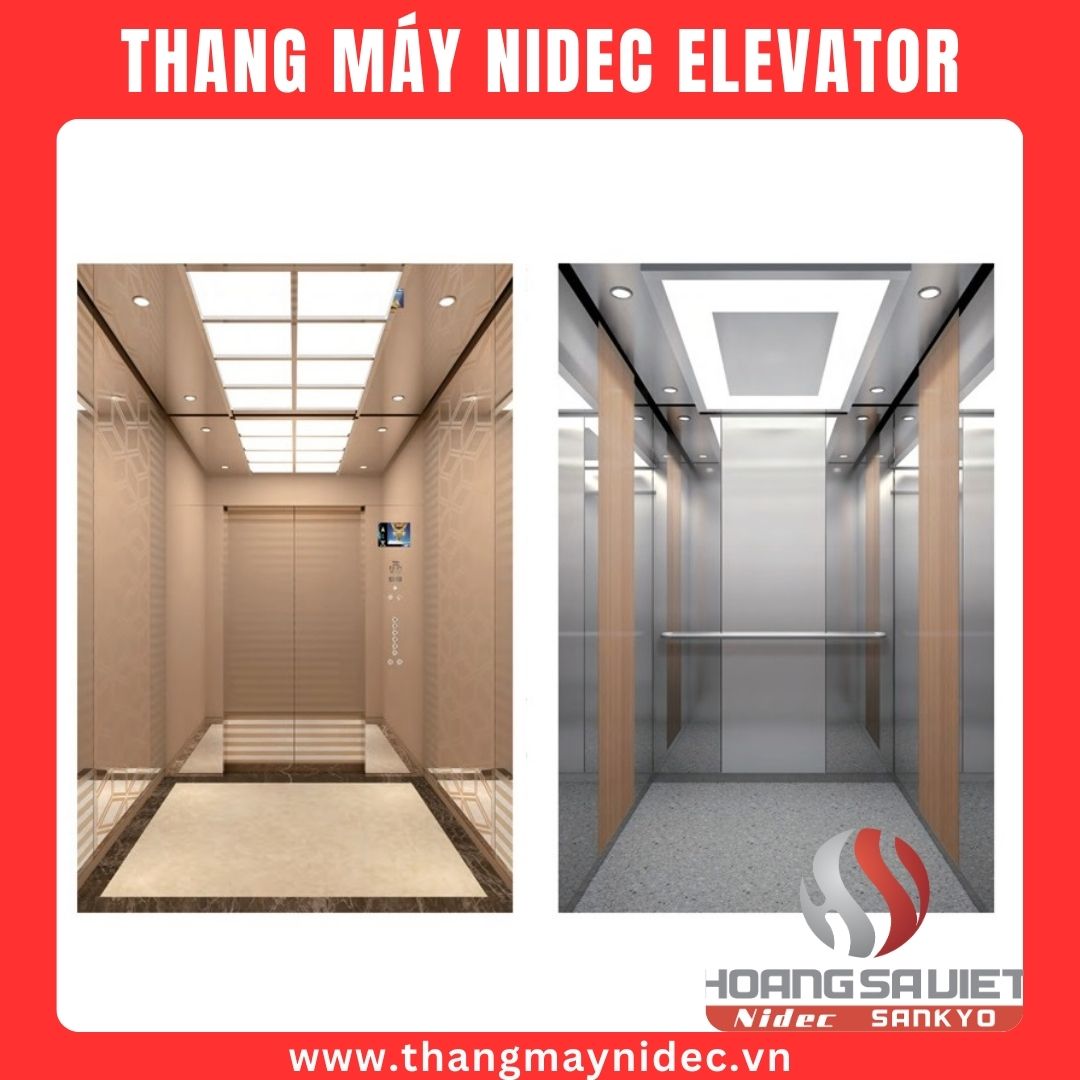 Cabin thang máy 450kg của hãng Nidec Elevator Cabin thang máy 450kg của hãng Nidec Elevator